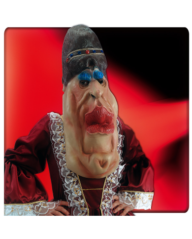 MASCHERA GIGANTE MOIRA IN FINGOMMA H.CM. 70 MASCHERA GIGANTE MOIRA IN FINGOMMA H.CM. 70